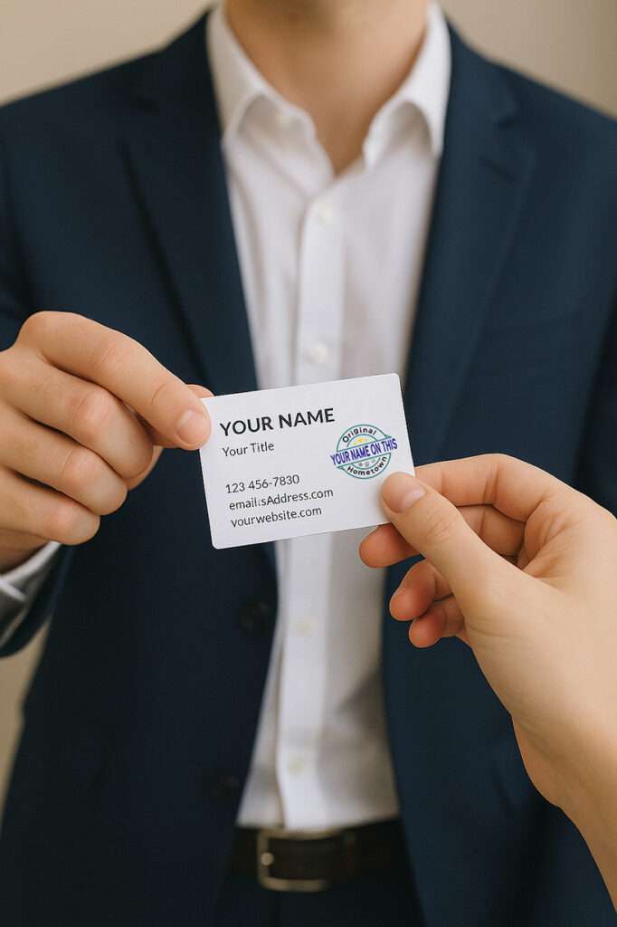 Marketing Tip- The Art of the Business Card