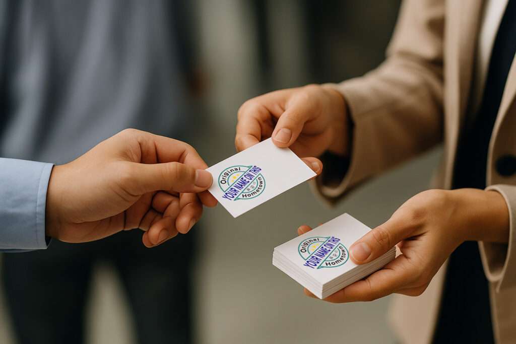 Marketing Tip- The Art of the Business Card- In person interactions - Your Name On This Marketing Tip- The Art of the Business Card- In person interactions